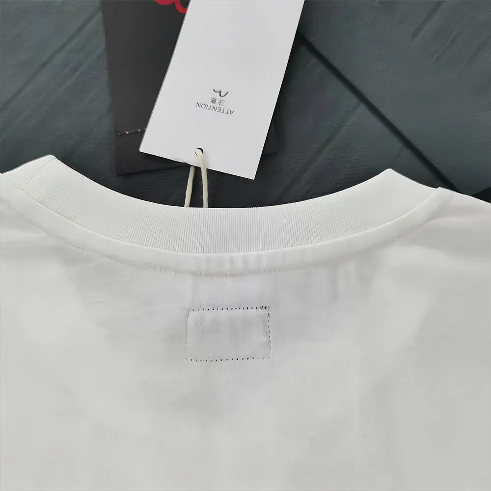 Evisu 2025New Arrival T ⚠ Quality⚠ Same Style T 。 ，Black S-XXL，White S-XXL，Gray M-XXL，Red S-XXL， Red M-XXL